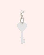 Load image into Gallery viewer, "The key to my heart" pendant - breast milk jewelry kit