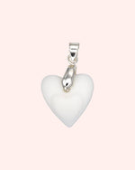 Load image into Gallery viewer, "Two hearts" pendant - breast milk jewelry kit