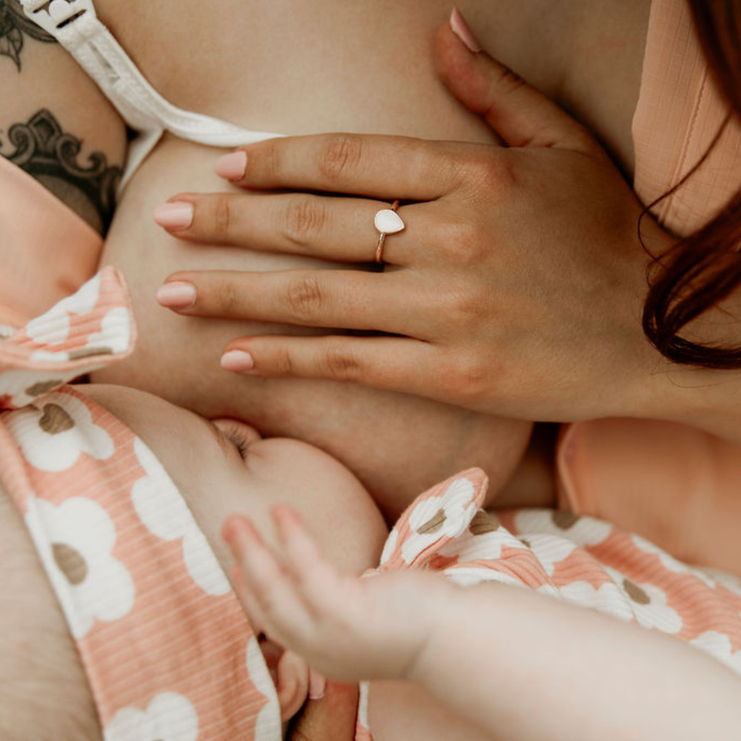Bague ajustable goutte de lait